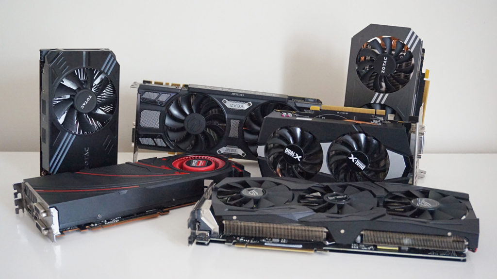 Collection of Different Graphics Card (GPU)