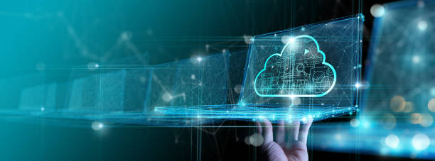 3D Concept of Cloud Computing