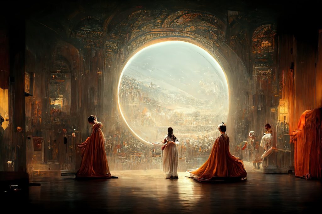 AI Generated Art by Jason Allen, “Théâtre D’opéra Spatial,” that took First Place in Digital Category