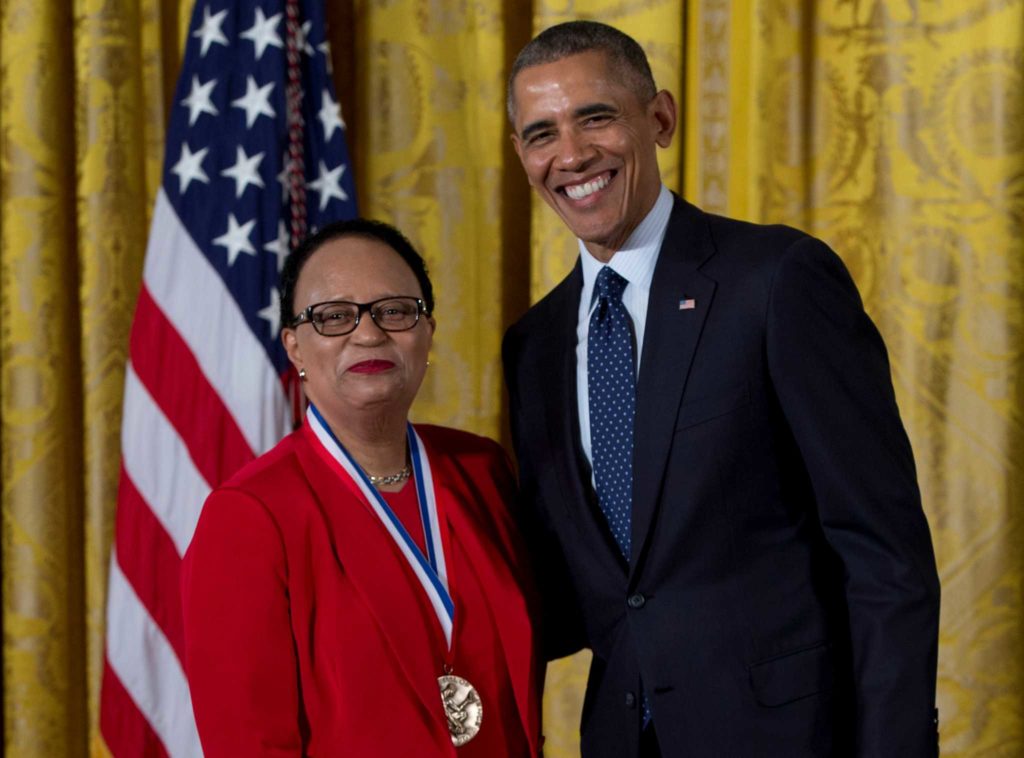 Dr. Shirley Ann Jackson Awarding of National Medal of Science by President Barrack Obama