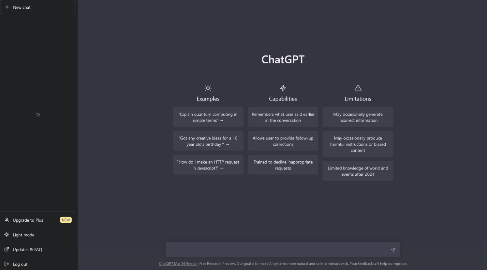 ChatGPT Window Prompt