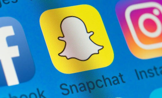 Snapchat Application on Smartphone