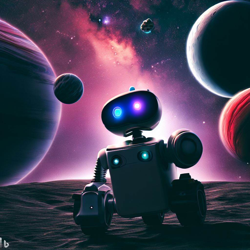 An AI exploring Space and Planets