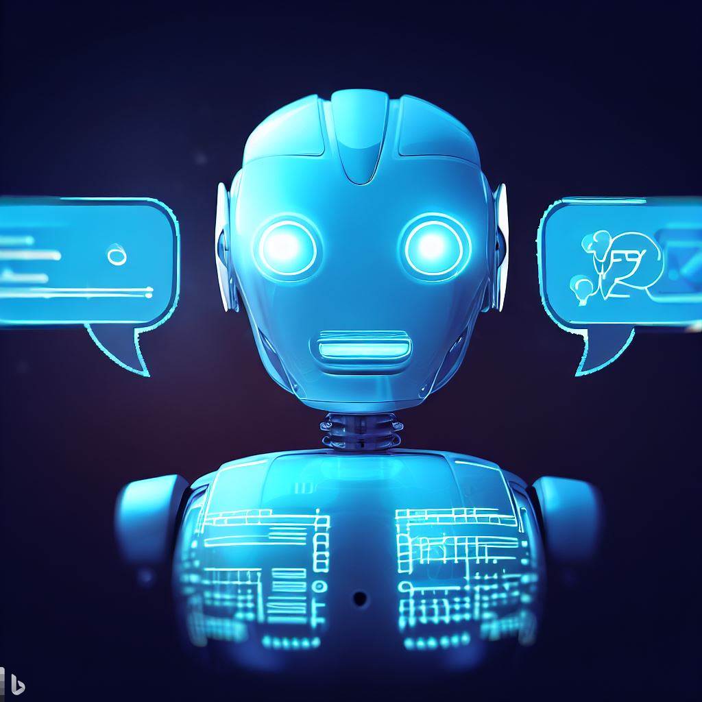 Concept of an AI Robot Chatbot