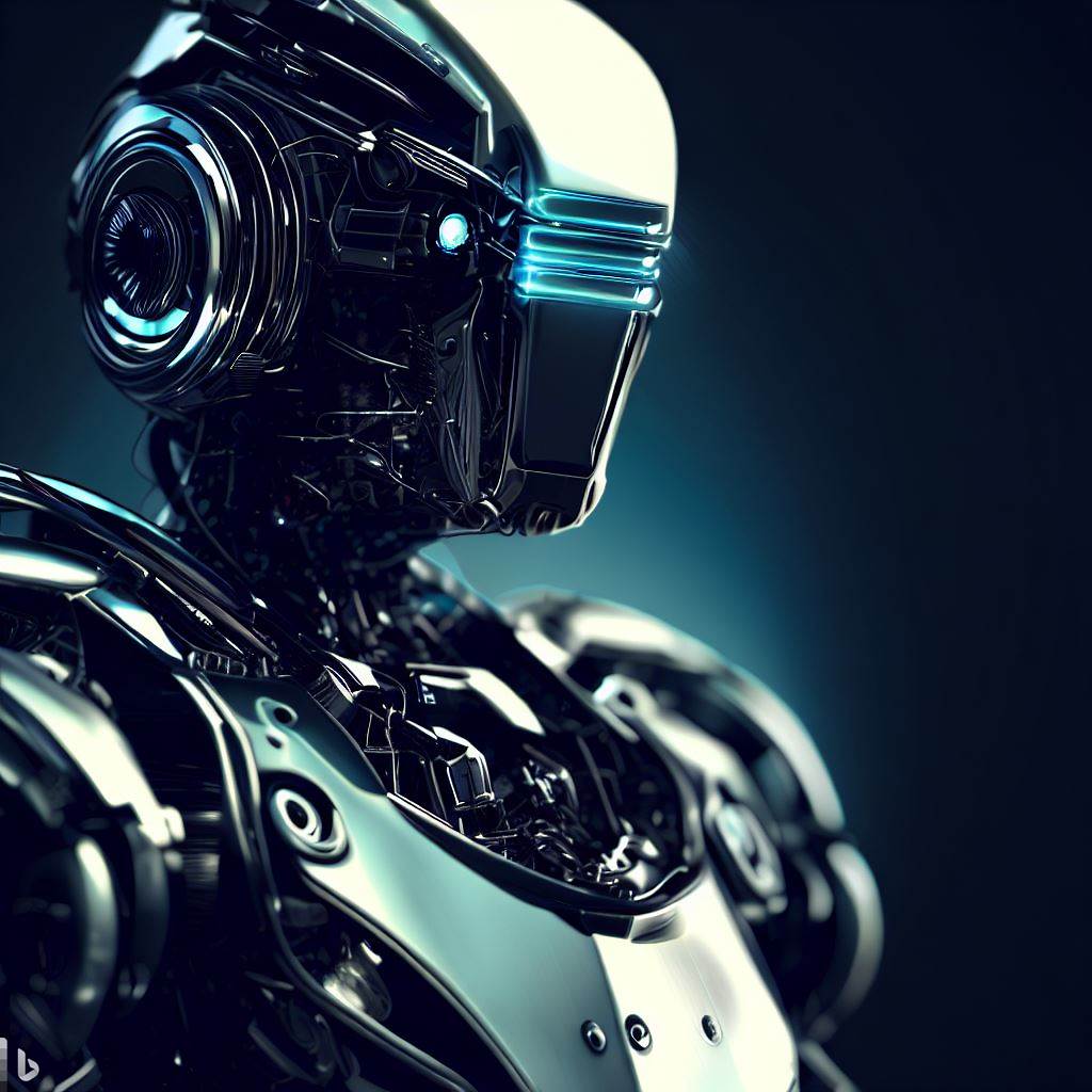 A concept of Futuristic AI Robot