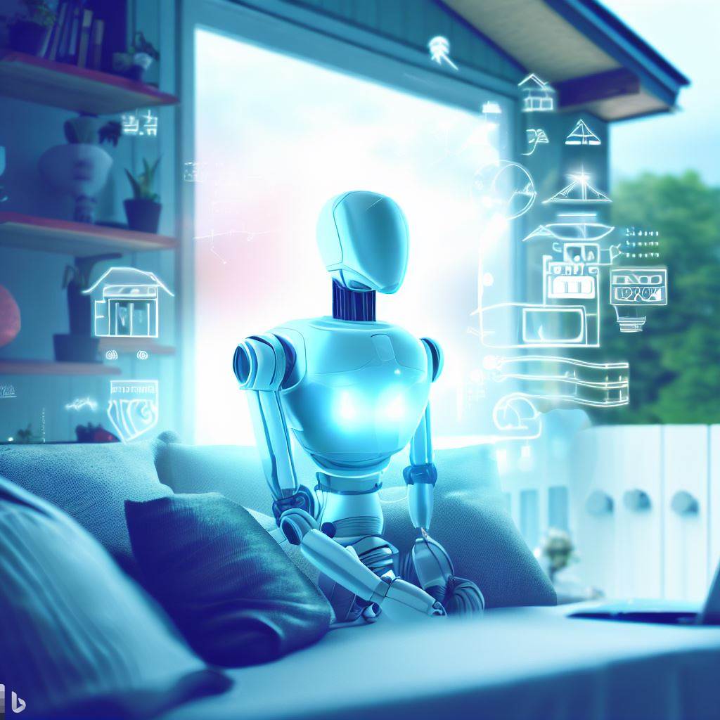An AI Robot Assistant that can be use at Home Concept
