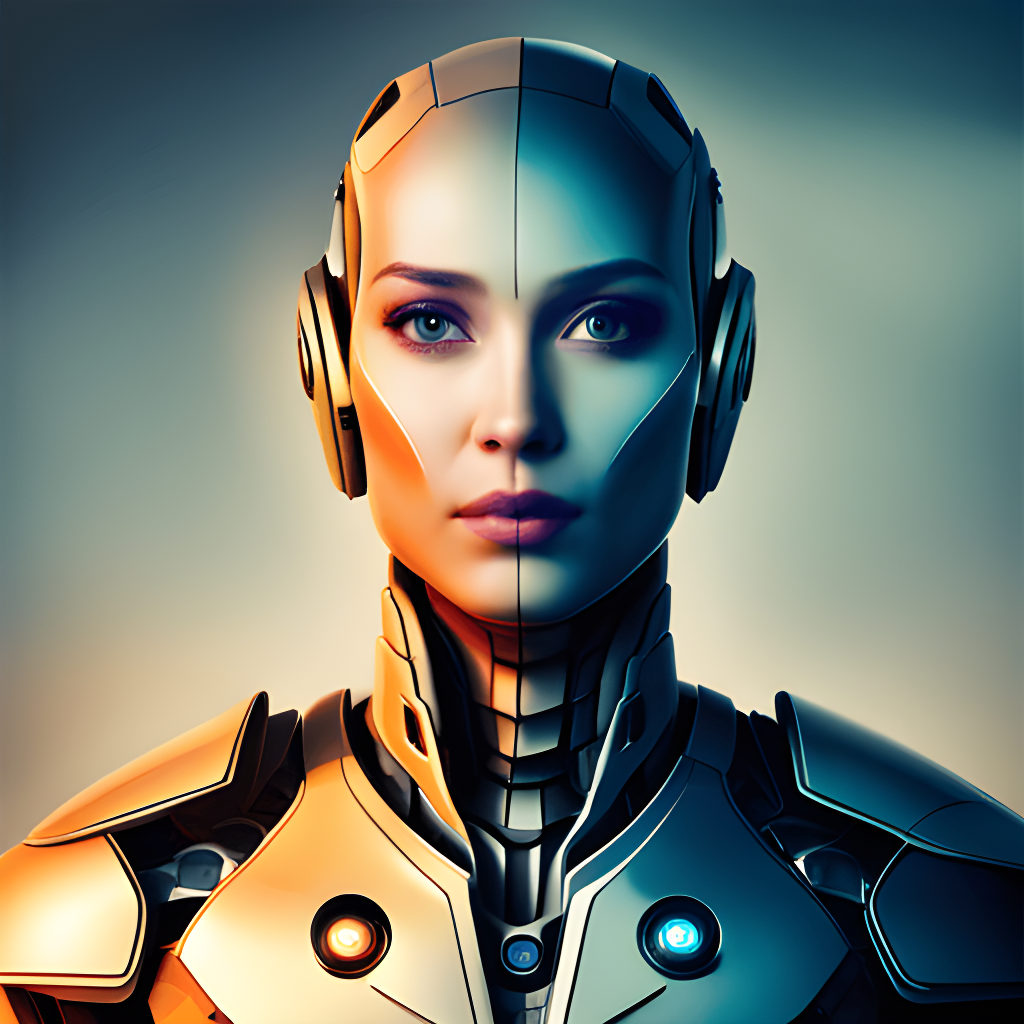 An AI Robot with a Human Face