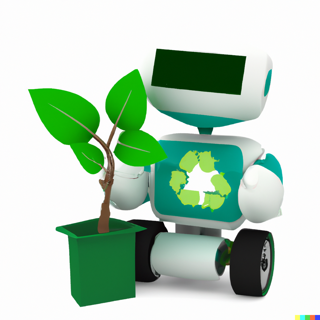 An Image of an Eco Friendly Robot