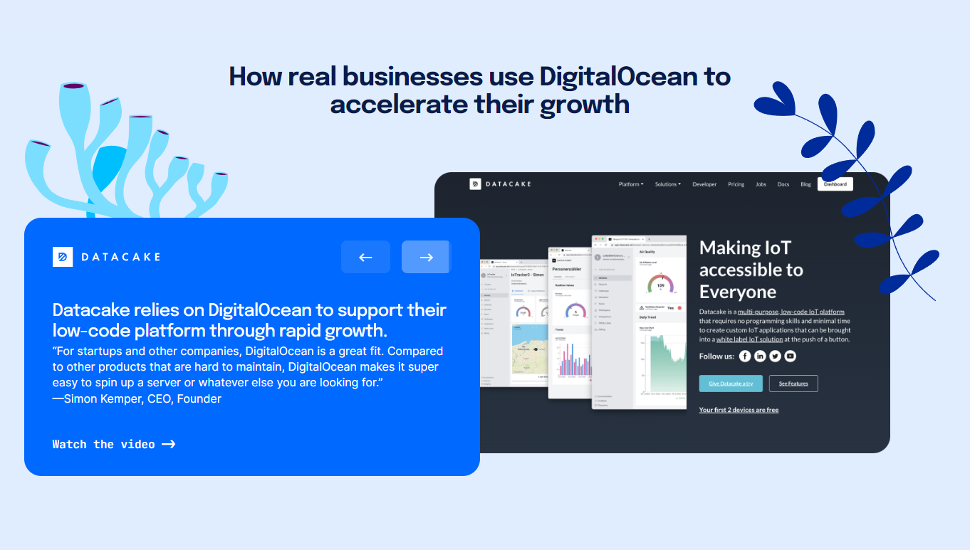 How Businesses us DigitalOcean Cloud for Growth! Click here to know more!