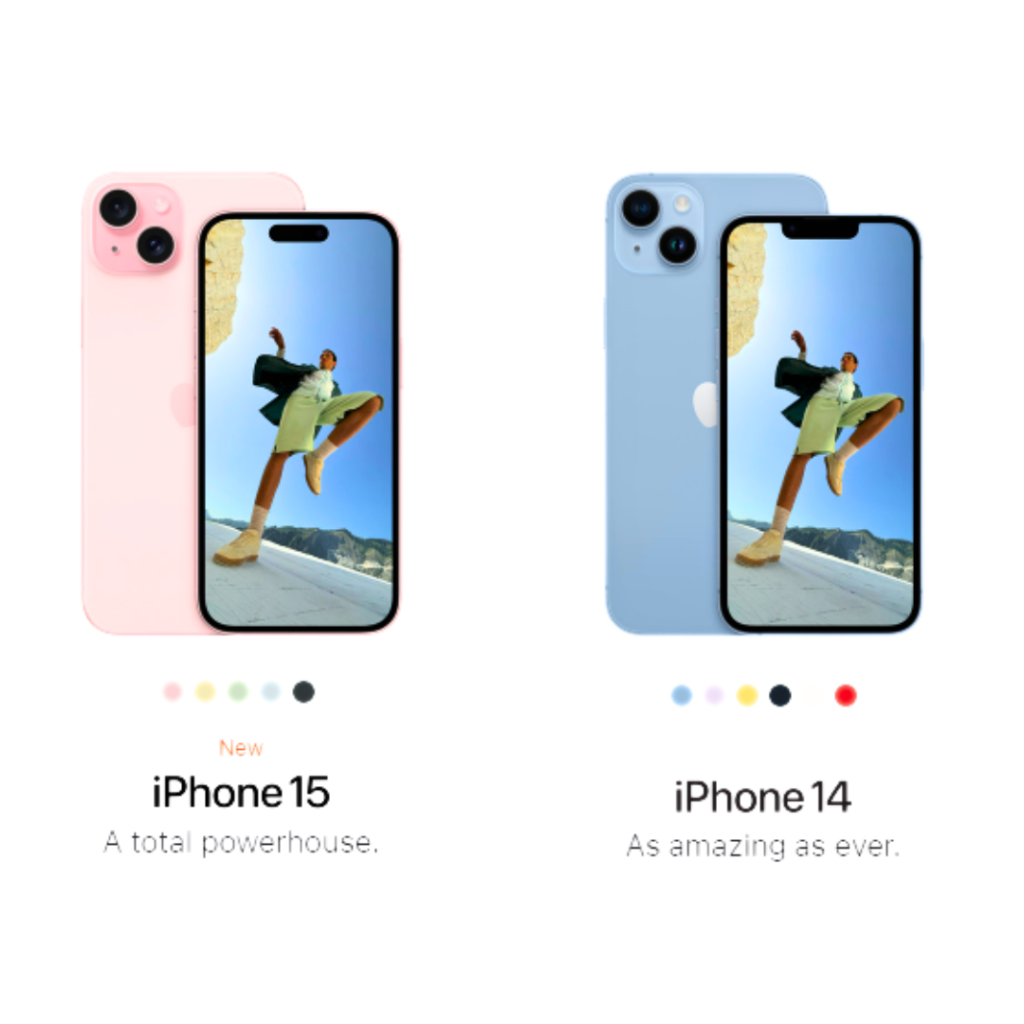 iPhone 15 and iPhone 14 Design