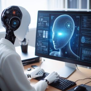 An AI Robot using a Computer