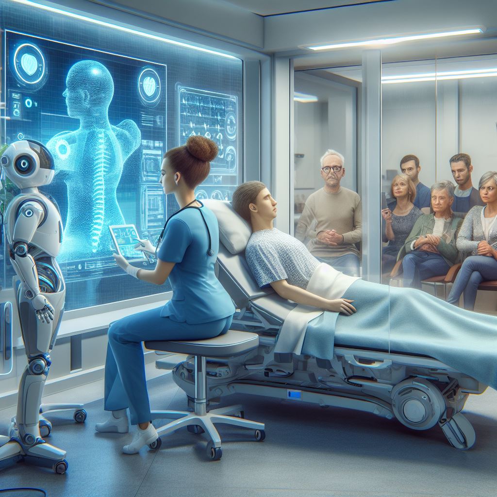 AI in Healthcare Concept Image