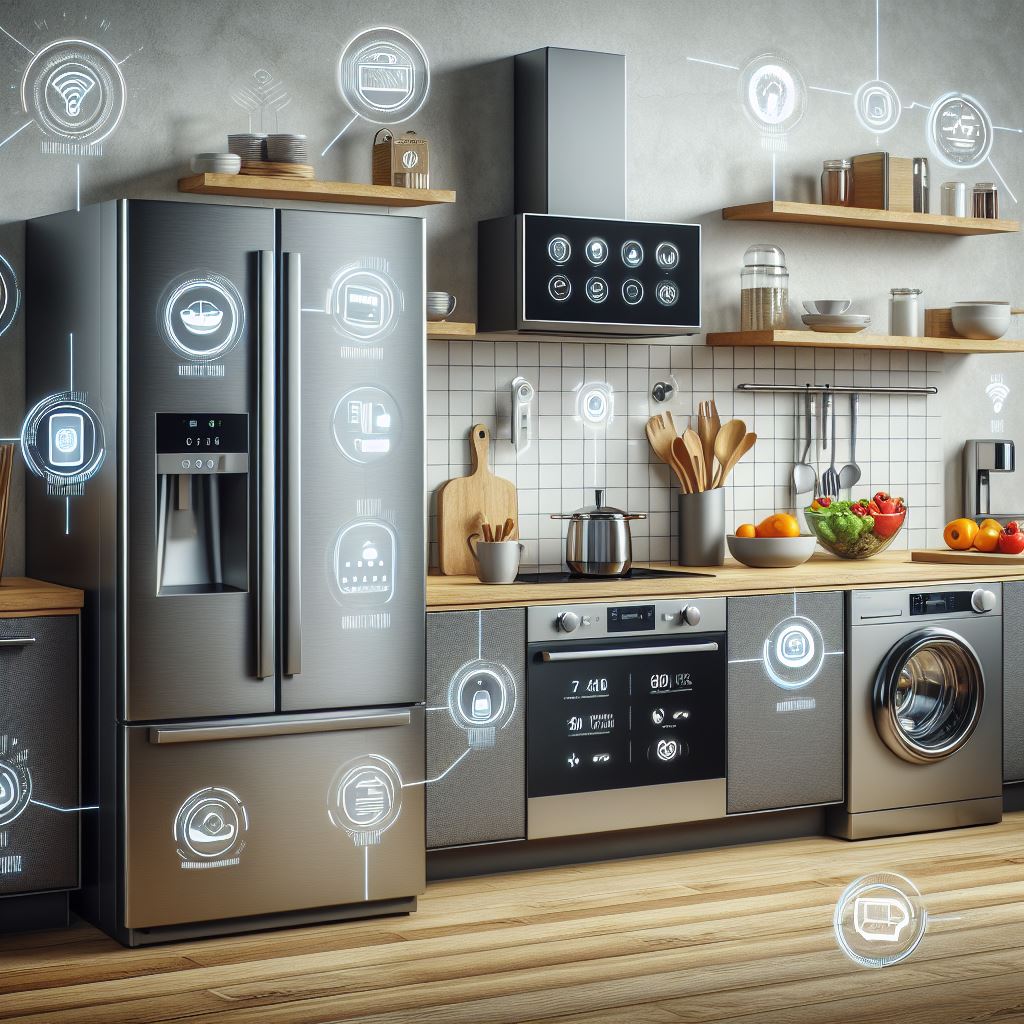 Image Concept of Smart Kitchen Appliances