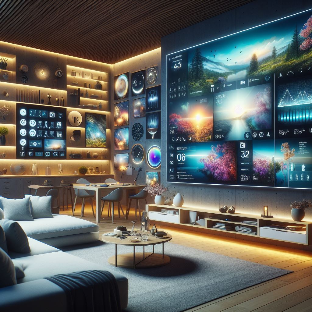 Smart home Decors and Lighting Display Concept
