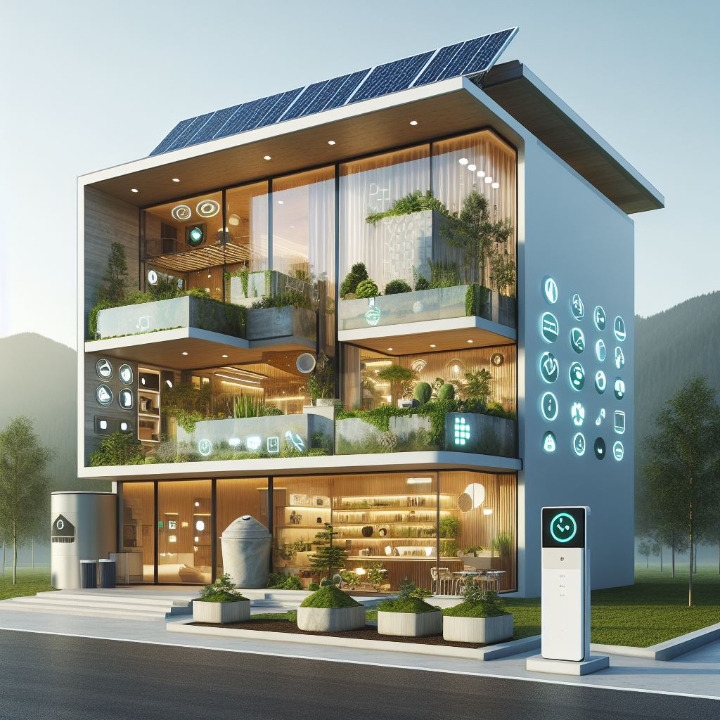 Image Concept of an Eco Friendly House