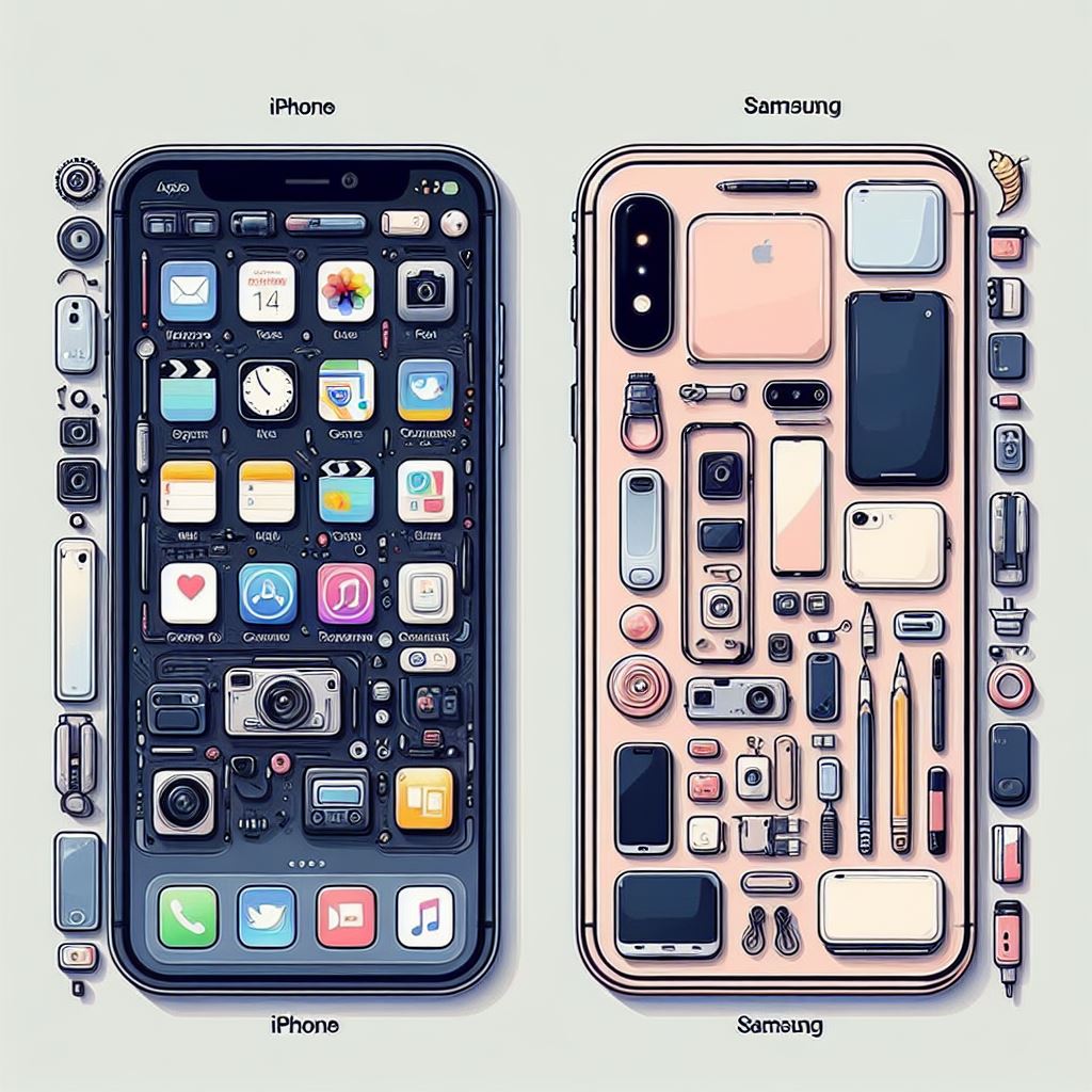 iPhone and Samsung, Two of the biggest Smartphone in the market