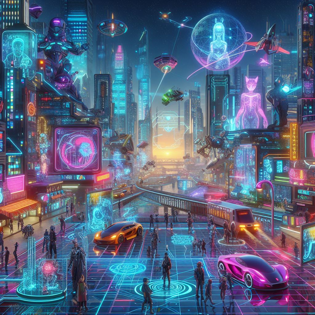 Image Concept of Metaverse World